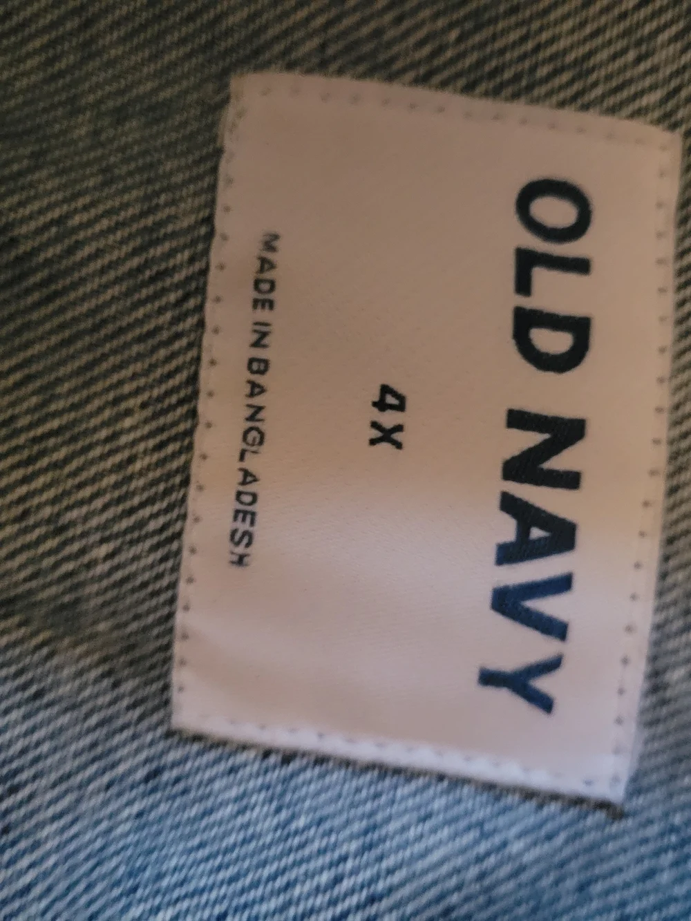 Old Navy Light Blue Denim Jean Jacket - Oversized Relaxed Fit